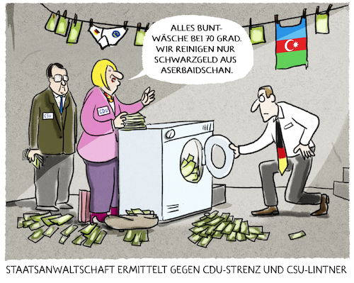 Bestechung... von markus-grolik | Politik Cartoon | TOONPOOL