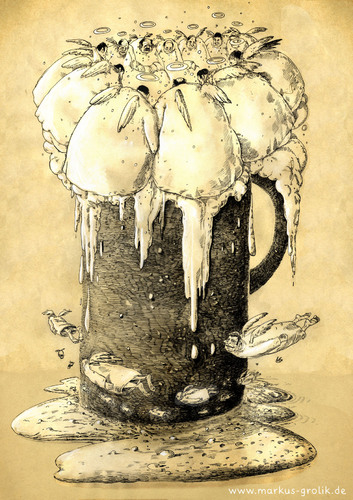 Cartoon: Bier (medium) by markus-grolik tagged bier