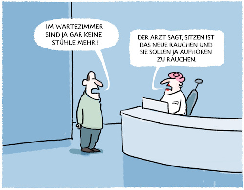 Cartoon: Das neue Sparen... (medium) by markus-grolik tagged wartezimmer,rauchen,sitzen,gesundheit,gesundheitssystem,aerzte,arzt,service,krankenkasse,einsparungen,sparmassnahmen,wartezimmer,rauchen,sitzen,gesundheit,gesundheitssystem,aerzte,arzt,service,krankenkasse,einsparungen,sparmassnahmen