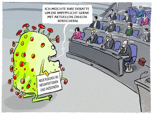 Cartoon: Debattanten (medium) by markus-grolik tagged impfpflicht,debatterekordzahlen,inzidenzen,neuinfektionen,omikron,bundestag,parlament,diskussion,ampel,scholz,pandemie,corona,deutschland,einschraenkungen,2g,3g,impfpflicht,debatterekordzahlen,inzidenzen,neuinfektionen,omikron,bundestag,parlament,diskussion,ampel,scholz,pandemie,corona,deutschland,einschraenkungen,2g,3g