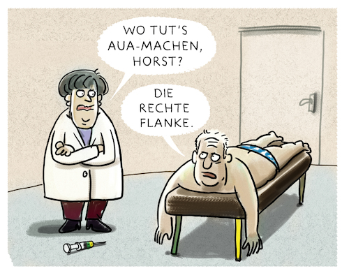 Cartoon: ...Sprechstunde... (medium) by markus-grolik tagged cdu,csu,sondierung,fdp,grüne,jamaika,deutschland,regierung,berlin,seehofer,rechtsruck,afd,cdu,csu,sondierung,fdp,grüne,jamaika,deutschland,regierung,berlin,seehofer,rechtsruck,afd