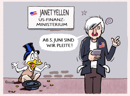 Cartoon: Drohende US-Staatspleite... (medium) by markus-grolik tagged usa,schulden,wirtschaft,pleite,geld,janet,yellen,finanzministerin,biden,steuern,demokraten,usa,schulden,wirtschaft,pleite,geld,janet,yellen,finanzministerin,biden,steuern,demokraten