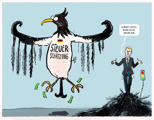 Cartoon: Einnahmen schwinden (medium) by markus-grolik tagged steuer,steuerschaetzung,deutschland,finanzen,ampel,fdp,finanzminister,zeitenwende,energiewende,sondervermoegen,steuereinnahmen,steuer,steuerschaetzung,deutschland,finanzen,ampel,fdp,finanzminister,zeitenwende,energiewende,sondervermoegen,steuereinnahmen