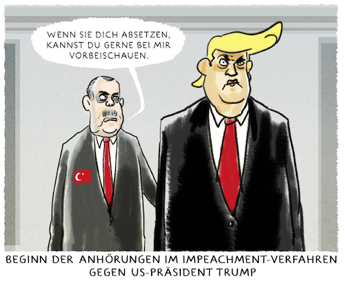 Cartoon: Erdogans Trumpbesuch (medium) by markus-grolik tagged trump,donald,us,usa,präsident,impeachment,anhörungen,republikaner,washington,türkei,erdogan,syrien,kurden,öl,ankara,trump,donald,us,usa,präsident,impeachment,anhörungen,republikaner,washington,türkei,erdogan,syrien,kurden,öl,ankara