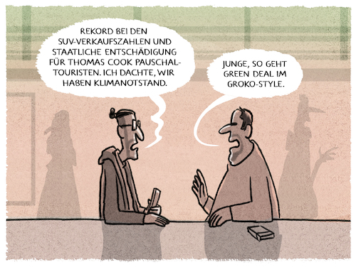 Cartoon: ..Erklärmodelle... (medium) by markus-grolik tagged green,deal,klimawandel,klima,suv,rekord,verkaufszahlen,thomas,cook,insolvenz,tourismus,deutschland,green,deal,klimawandel,klima,suv,rekord,verkaufszahlen,thomas,cook,insolvenz,tourismus,deutschland