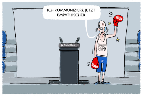 Cartoon: Generaldebatte... (medium) by markus-grolik tagged generaldebatte,merz,kommunikation,kanzler,bundestag,generaldebatte,merz,kommunikation,kanzler,bundestag