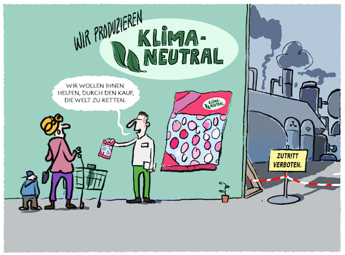 Cartoon: Green Wasching... (medium) by markus-grolik tagged klima,klimawandel,klimaneutral,greenwashing,konsum,produktion,umweltverschmutzung,eu,europa,label,siegel,klima,klimawandel,klimaneutral,greenwashing,konsum,produktion,umweltverschmutzung,eu,europa,label,siegel