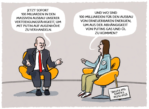 Cartoon: Gut gerüstet... (medium) by markus-grolik tagged ukraine,russland,putin,gas,oel,fossile,rohstoffe,energiepolitik,deutschland,energiewende,aussenpolitik,scholz,nato,berlin,heizung,energiesparen,gasabhaengigkeit,kriegskasse,krieg,ruestungsetat,strategie,klimawandel,ukraine,russland,putin,gas,oel,fossile,rohstoffe,energiepolitik,deutschland,energiewende,aussenpolitik,scholz,nato,berlin,heizung,energiesparen,gasabhaengigkeit,kriegskasse,krieg,ruestungsetat,strategie,klimawandel