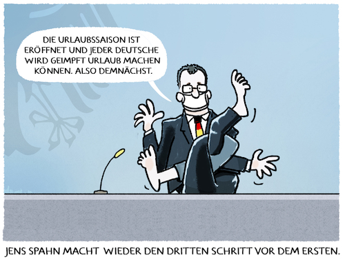 Cartoon: Holidayfeeling.. (medium) by markus-grolik tagged pandemie,spahn,ankündigungspolitik,impfstoffmangel,impfung,versprechen,impfpass,tourismus,deutschland,gesundheitsminister,priorisierung,ankündigung,ankündigen,urlaub,verreisen,reisen,impfstoff,fehlen,fehlender,pandemie,spahn,ankündigungspolitik,impfstoffmangel,impfung,versprechen,impfpass,tourismus,deutschland,gesundheitsminister,priorisierung,ankündigung,ankündigen,urlaub,verreisen,reisen,impfstoff,fehlen,fehlender