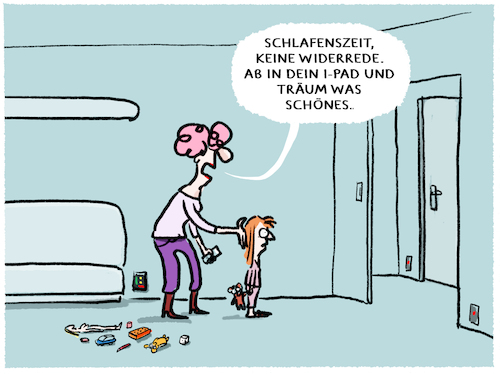 Cartoon: I-Pad-Zeit... (medium) by markus-grolik tagged ipad,smartphone,tablet,streaming,musik,mutter,vater,einschlafen,alltag,achtsamkeit,detox,schule,digitalisierung,eltern,erziehung,kinder,schlafenszeit,endgerät,schlafen,bett,träumen,unterhaltung,ipad,smartphone,tablet,streaming,musik,mutter,vater,einschlafen,alltag,achtsamkeit,detox,schule,digitalisierung,eltern,erziehung,kinder,schlafenszeit,endgerät,schlafen,bett,träumen,unterhaltung