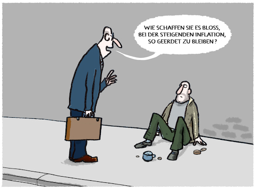 Inflationsrate steigt weiter...