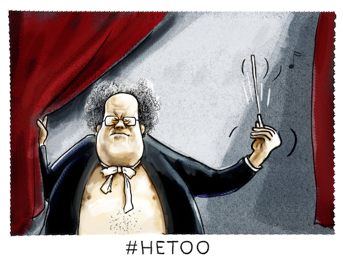 Cartoon: James Levine... (medium) by markus-grolik tagged james,levine,me,too,metoo,hetoo,he,missbrauch,sexismus,metropolitan,opera,new,york,harvey,weinstein,usa,james,levine,me,too,metoo,hetoo,he,missbrauch,sexismus,metropolitan,opera,new,york,harvey,weinstein,usa