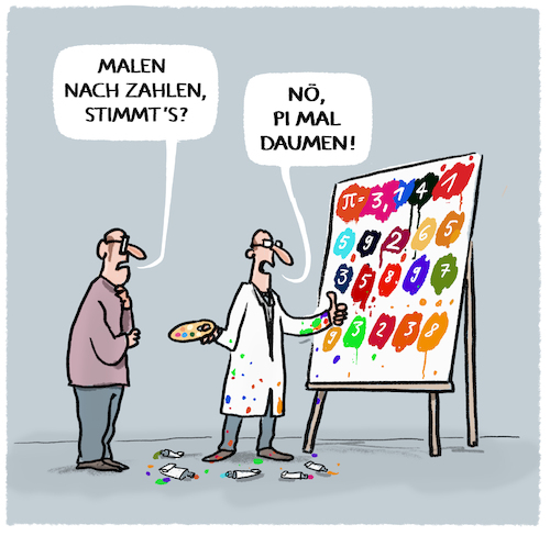 Cartoon: Kunst (medium) by markus-grolik tagged math2022,math2022