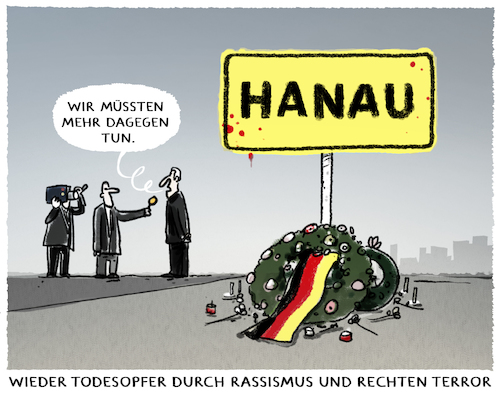 Cartoon: Lippenbekenntnisse (medium) by markus-grolik tagged hanau,rechter,terror,rassismus,deutschland,politik,afd,hetze,hass,auslaenderhass,einzeltaeter,terrorbekaempfung,polizei,ksk,bundeswehr,groko,cdu,csu,hanau,rechter,terror,rassismus,deutschland,politik,afd,hetze,hass,auslaenderhass,einzeltaeter,terrorbekaempfung,polizei,ksk,bundeswehr,groko,cdu,csu