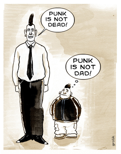 Cartoon: punk (medium) by markus-grolik tagged punk