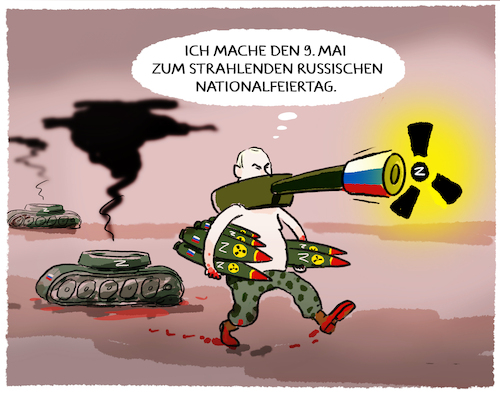 Cartoon: Putin 9. Mai... (medium) by markus-grolik tagged putin,krieg,panzerkrieg,atommacht,drohung,atomwaffen,taktische,ukraine,europa,nato,cia,deutschland,russland,feiertag,tag,des,siegens,putin,krieg,panzerkrieg,atommacht,drohung,atomwaffen,taktische,ukraine,europa,nato,cia,deutschland,russland,feiertag,tag,des,siegens