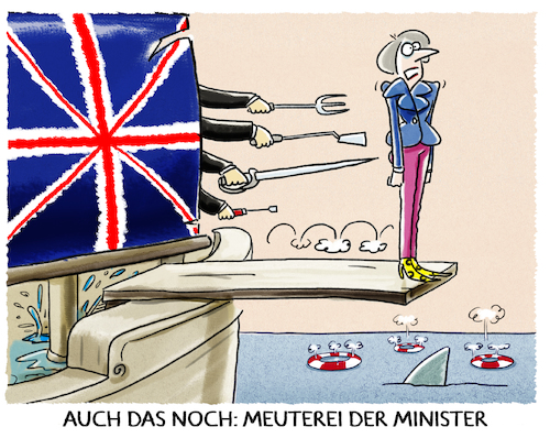 Cartoon: Rücktrittsforderung... (medium) by markus-grolik tagged brexit,rücktrittsforderung,theresa,may,minister,london,eu,europa,england,kabinetts,brexit,rücktrittsforderung,theresa,may,minister,london,eu,europa,england,kabinetts