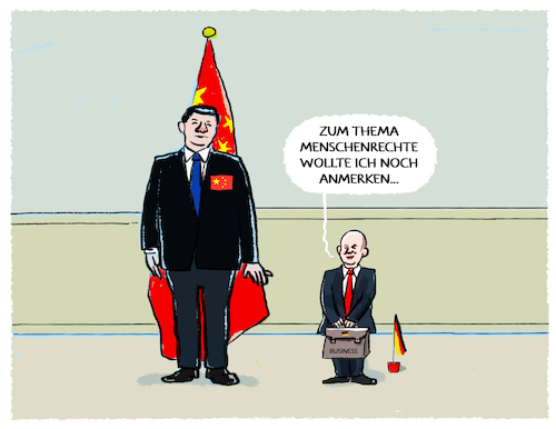 Scholz bei Xi Jinping