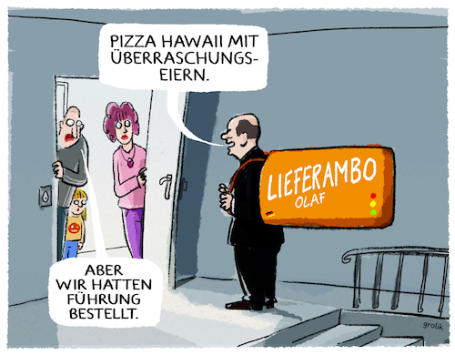 Cartoon: Scholz liefert... (medium) by markus-grolik tagged kanzler,vizekanzler,scholz,olaf,fuehrung,bestellen,spd,ampel,deutschland,pandemie,kabinett,ministerposten,ueberraschung,regierung,merkel,groko,pizza,hawaii,kanzler,vizekanzler,scholz,olaf,fuehrung,bestellen,spd,ampel,deutschland,pandemie,kabinett,ministerposten,ueberraschung,regierung,merkel,groko,pizza,hawaii