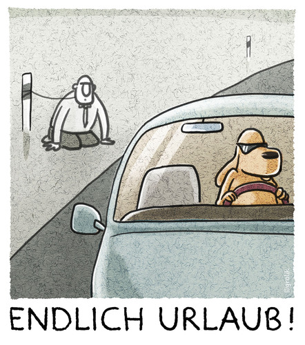 Cartoon: ..the power of holidays... (medium) by markus-grolik tagged holiday,urlaub,tourismus,haustier,hund,hundstage,herrchen,ferien,schulferien,reisewelle,stau,verkehr,kläffer,köter,wau,wauwauauto,cartoon,grolik,holiday,urlaub,tourismus,haustier,hund,hundstage,herrchen,ferien,schulferien,reisewelle,stau,verkehr,kläffer,köter,cartoon,grolik,sommer,rastplatz,raststätte,ausgesetzt,aussetzen