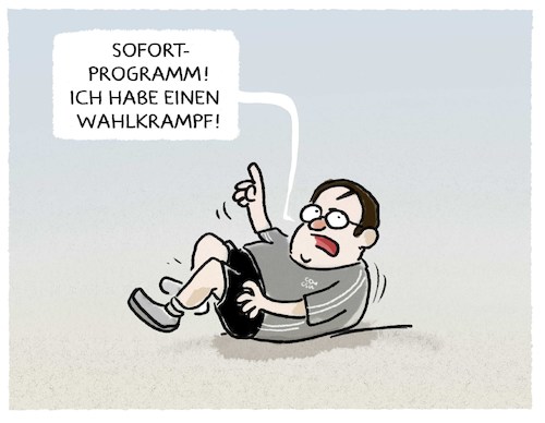 Cartoon: Torschlusspanik.. (medium) by markus-grolik tagged laschet,cdu,csu,union,wahlkampf,sofortprogramm,hektik,krampf,wahlkaempfer,zukunftsteam,deutschland,groko,merkel,laschet,cdu,csu,union,wahlkampf,sofortprogramm,hektik,krampf,wahlkaempfer,zukunftsteam,deutschland,groko,merkel