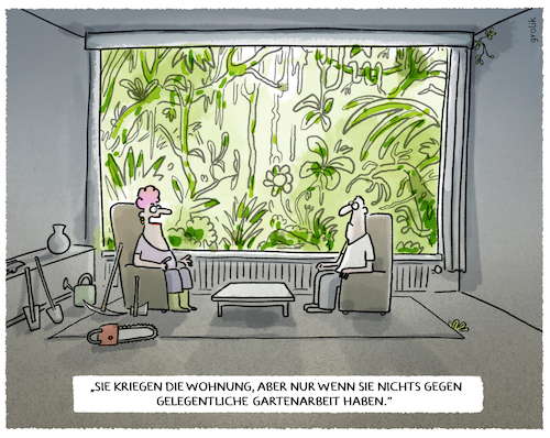 Cartoon: Vermieter... (medium) by markus-grolik tagged gartenarbeit,vermieter,mieter,mietwohnung,gartenmitbenutzung,wohnung,wohnen,miete,natur,mensch,gartenarbeit,vermieter,mieter,mietwohnung,gartenmitbenutzung,wohnung,wohnen,miete,natur,mensch