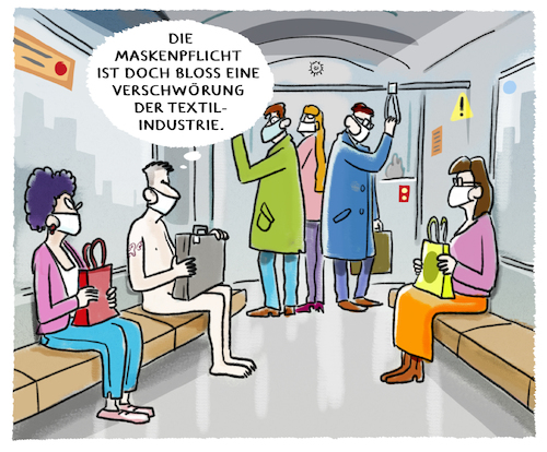 Cartoon: Verschwörungstheorie.. (medium) by markus-grolik tagged verschwoerungstheroretiker,verschwoerungstheorien,maske,masken,maskenpflicht,textilindustrie,mode,corona,mundschutz,verschwoerungstheorie,textil,verschwoerungstheroretiker,verschwoerungstheorien,maske,masken,maskenpflicht,textilindustrie,mode,corona,mundschutz,verschwoerungstheorie,textil