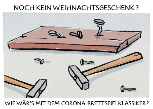 Cartoon: Wieder indoor... (medium) by markus-grolik tagged lockdown,brettspiel,corona,massnahmen,omnikron,welle,weihnachten,indoor,klassiker,weihnachtsgeschenk,deutschland,lockdown,brettspiel,corona,massnahmen,omnikron,welle,weihnachten,indoor,klassiker,weihnachtsgeschenk,deutschland