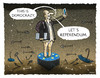 Cartoon: ... (small) by markus-grolik tagged griechenland,schuldenkrise,tsipras,ultimatum,grexit,merkel,juncker,draghi,dijsselbloemes,cartoon,grolik