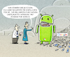 Cartoon: ... (small) by markus-grolik tagged google,unerlaubte,werbung,adsense,for,search,strafzahlung,europa,eu,wettbewerb,android,bruessel,usa,parlament,liberale,margrethe,vestager