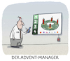 Cartoon: Firmenfeier (small) by markus-grolik tagged advent,homeoffice,adventszeit,weihnachtsfeier,weihnachten,lockdown,pandemie,feier,deutschland,christmas