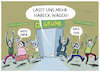 Cartoon: Auf der Flucht... (small) by markus-grolik tagged robert,habeck,gruene,lang,parteivorstand,parteijugend,ampel,kanzelerkandidat,realos,fundis,machtkampf