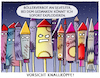 Cartoon: Böllerstopp... (small) by markus-grolik tagged boellerverbot,feuerwerk,silvester,verletzte,kracher,explosionswerk,jahreswechsel,böller,verbot,notaufnahme