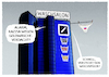 Cartoon: Deutsche Bank... (small) by markus-grolik tagged frankfurt,deutsche,bank,geldwäsche,oligarchen,russland,sanktionen,weischspüler
