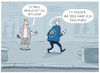 Cartoon: Digitaler Euro beschlossen... (small) by markus-grolik tagged digital,bitcoin,euro,waehrung,digitalwaehrung,eu,europa,bruessel,bank,banken,finanzen,bezahlsysteme