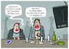 Cartoon: Dry January... (small) by markus-grolik tagged dry,january,nachrichten,voelkerrechtsbruch,trump,usa,venezuela,weltordnung,imperialismus,alkohol,alkoholverzicht,abstinenz,merz,deutschland