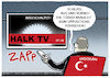 Cartoon: Erdogan... (small) by markus-grolik tagged halk,tv,tuerkei,opposition,fernsehen,medien,autokratie,ankara,istanbul