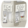 Cartoon: Frohe Ostern... (small) by markus-grolik tagged ostern,eckkneipe,ostereier,business,feiertag,ostarhase,osterei,ostersonntag,wortspiel,eierlikör,konsum