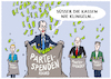 Cartoon: Hey big Spender... (small) by markus-grolik tagged merz,spendenrekord,parteispenden,scholz,deutschland,berlin,neuwahlen,bundestagswahlen,ampelaus,parteien,altparteien,cdu,spd,fdp,gruenen,bsw,partei,spende,spenden,parteispende,wahl,wahlkampf