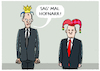 Cartoon: Hofnarr-Berichterstattung... (small) by markus-grolik tagged hofnarr,scholz,spd,cdu,merz,deutschland,chialo,focus,bild