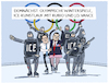 Cartoon: I.C.E. bei Olympia (small) by markus-grolik tagged ice,haimatschutz,olympische,winterspiele,italien,privatarmee,rubio,vance,usa