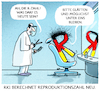 Cartoon: RKI glättet R Zahl... (small) by markus-grolik tagged friseur,abstandsregeln,ansteckung,mundschutz,gesichtsschutz,frisur,corona,rki,reproduktionszahl