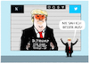 Cartoon: Trump wieder auf Twitter aka X (small) by markus-grolik tagged trump,ex,praesident,republikaner,anklage,rechtsstaat,demokratie,gefaengnis,erkennungsdienst,usa,twitter