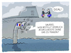 Cartoon: U-Boot-Mobbing (small) by markus-grolik tagged usa,atomuboot,pazifik,china,australien,europa,frankreich,macron,militär