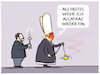 Cartoon: US-Papst Donald... (small) by markus-grolik tagged trump,donald,washington,papst,vatikan,usa,us,praesident,maga,jd,vance,gefaengnis,alcatraz,abschiebung