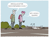 Cartoon: Vogelgrippe breitet sich aus... (small) by markus-grolik tagged vogelgrippe,ausbreitung,gefluegel,keulung,epidemie,natur,bedrohung,drohne,drohnenabschuss