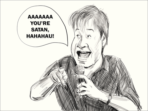 Cartoon: Bill Hicks (medium) by condemned2love tagged bill,hicks,comedy