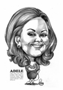 Cartoon: Adele (small) by Szena tagged singer composer adele