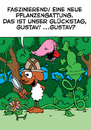 Cartoon: neue Pflanzengattungen (small) by Bruder JaB tagged schaf,lamm,pflanze,forscher