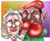 Cartoon: Uribe-Chavez (small) by rubenquiroga tagged politica,chavez,uribe